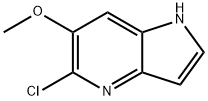 1H-Pyrrolo[3,2-b]pyridine, 5-chloro-6-Methoxy- Struktur