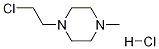 1-(2-Chloroethyl)-4-Methylpiperazine hydrochloride Struktur