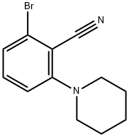 2-BroMo-6-piperidinobenzonitrile Struktur