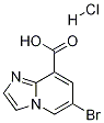 6-BROMOIMIDAZO[1,2-A]PYRIDINE-8-CARBOXYLIC ACID hydrochloride Struktur