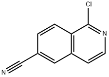 1-Chloroisoquinoline-6-carbonitrile Struktur