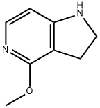 1H-Pyrrolo[3,2-c]pyridine, 2,3-dihydro-4-Methoxy- Struktur