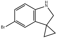 5'-Bromospiro[cyclopropane-1,3'-indoline] Struktur