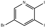 5-Bromo-2,3-diiodopyridine Struktur