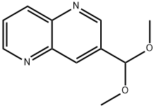 3-(Dimethoxymethyl)-1,5-naphthyridine Struktur