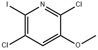 2,5-Dichloro-6-iodo-3-methoxypyridine Struktur