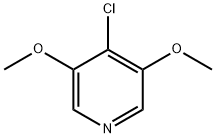 4-CHLORO-3,5-DIMETHOXYPYRIDINE Struktur