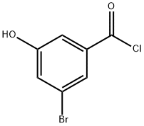 3-Bromo-5-hydroxybenzoyl chloride 結(jié)構(gòu)式