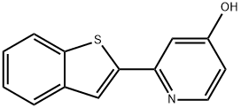 2-[Benzo(b)thiophen-2-yl]-4-hydroxypyridine Struktur