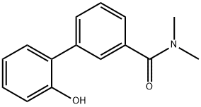 2-[3-(N,N-DiMethylaMinocarbonyl)phenyl]phenol Struktur