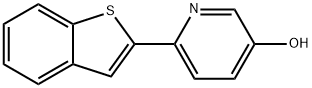 2-[Benzo(b)thiophen-2-yl]-5-hydroxypyridine Struktur