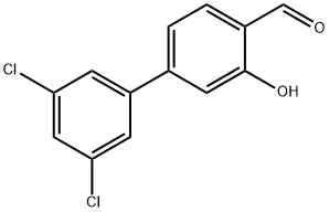 5-(3,5-Dichlorophenyl)-2-forMylphenol Struktur