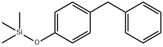 Benzene, 1-(phenylmethyl)-4-[(trimethylsilyl)oxy]- Struktur