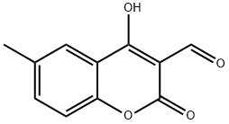 4-HYDROXY-3-FORMYL-6-METHYLCOUMARIN Struktur