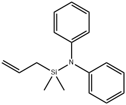 allyldimethylsilyl-N,N-diphenylamine Struktur