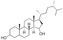 ergostane-3,15-diol Struktur