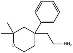 2-(2,2-DIMETHYL-4-PHENYL-TETRAHYDRO-PYRAN-4-YL)-ETHYLAMINE Struktur