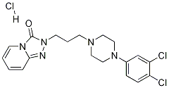 2-[3-[4-(3,4-Dichlorophenyl)-1-piperazinyl]propyl]-1,2,4-triazolo[4,3-a]pyridin-3(2H)-one Hydrochloride Struktur