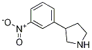 3-(3-nitrophenyl)pyrrolidine Struktur