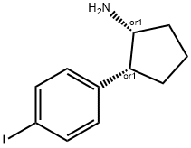 (1S,2S)-2-(4-iodophenyl)cyclopentanamine Struktur