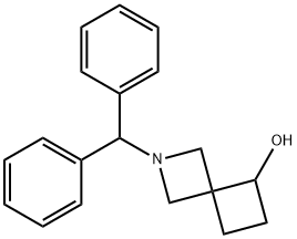 2-Benzhydryl-2-azaspiro[3.3]heptan-5-ol Struktur