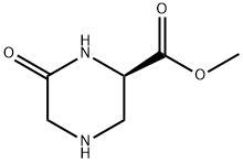 (2R)-6-オキソ-2-ピペラジンカルボン酸メチルエステル 化學(xué)構(gòu)造式