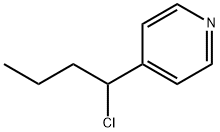 Pyridine, 4-(1-chlorobutyl)- (9CI) Struktur