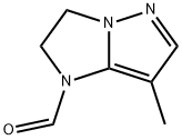 1H-Imidazo[1,2-b]pyrazole-1-carboxaldehyde, 2,3-dihydro-7-methyl- (9CI) Struktur