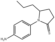 2-Pyrrolidinethione,  1-(4-aminophenyl)-5-propyl- Struktur