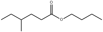 4-METHYL-HEXANOIC ACID BUTYL ESTER Struktur