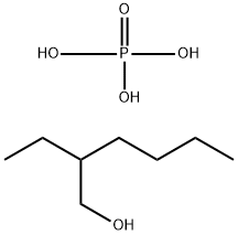 PHOSPHORIC ACID 2-ETHYLHEXYL ESTER Struktur