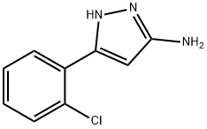 3-(2-CHLOROPHENYL)-1H-PYRAZOL-5-AMINE Struktur