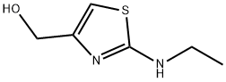 4-Thiazolemethanol,  2-(ethylamino)- Struktur