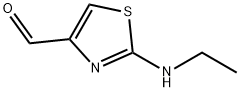 4-Thiazolecarboxaldehyde,  2-(ethylamino)- Struktur