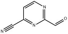 4-Pyrimidinecarbonitrile, 2-formyl- (9CI) Struktur