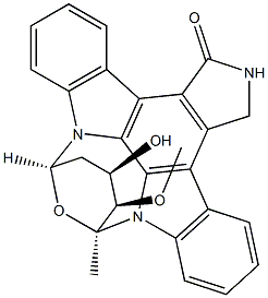 4'-demethylamino-4'-hydroxystaurosporine Struktur