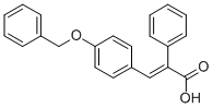 3-[4-(BENZYLOXY)PHENYL]-2-PHENYLACRYLIC ACID Struktur