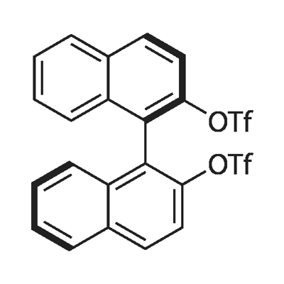 (R)-(-)-1,1'-Binaphthol-2,2'-bis(trifluoromethanesulfonate) Struktur