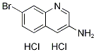 3-Amino-7-bromoquinoline dihydrochloride Struktur