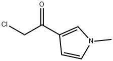 Ethanone, 2-chloro-1-(1-methyl-1H-pyrrol-3-yl)- (9CI) Struktur