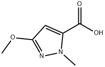 1H-Pyrazole-5-carboxylicacid,3-methoxy-1-methyl-(9CI) Struktur