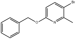 2-BENZYLOXY-5-BROMO-6-METHYLPYRIDINE Struktur