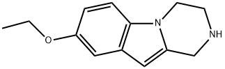 Pyrazino[1,2-a]indole, 8-ethoxy-1,2,3,4-tetrahydro- (9CI) Struktur