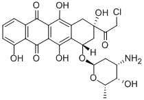 14-chlorocarubicin Struktur