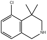 5-chloro-4,4-diMethyl-1,2,3,4-tetrahydroisoquinoline Struktur