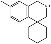 7'-Methyl-2',3'-dihydro-1'H-spiro[cyclohexane-1,4'-isoquinoline] Struktur