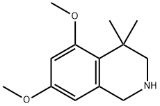 5,7-diMethoxy-4,4-diMethyl-1,2,3,4-tetrahydroisoquinoline Struktur