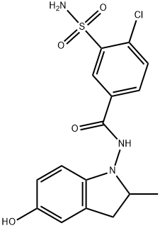 5-hydroxyindapamide Struktur