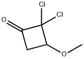 Cyclobutanone,  2,2-dichloro-3-methoxy- Struktur