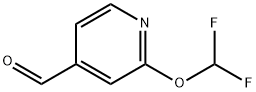 2-(difluoroMethoxy)isonicotinaldehyde Struktur